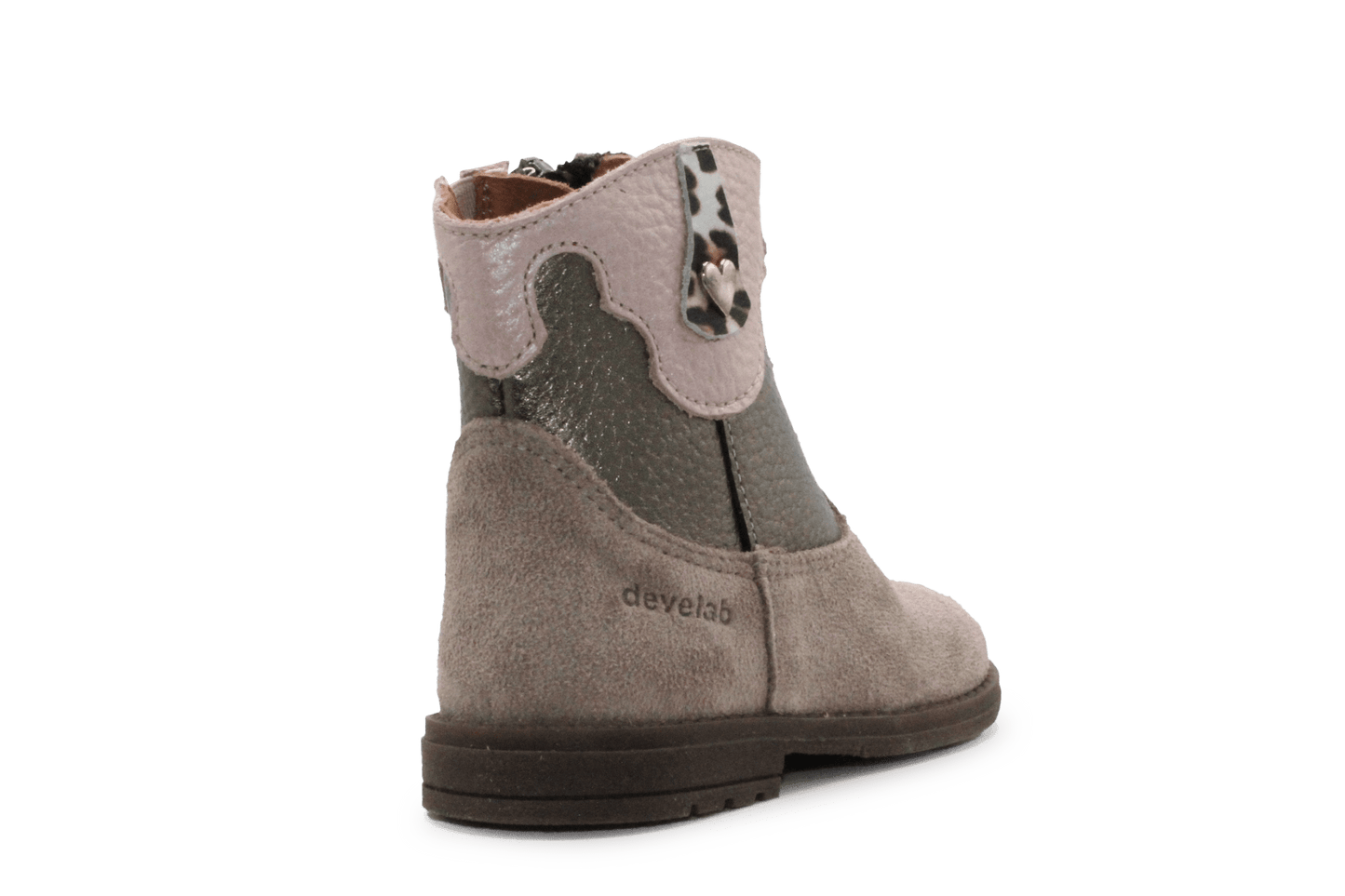 Develab Cowboyboots meisjes 47084 - Taupe - hatshoe