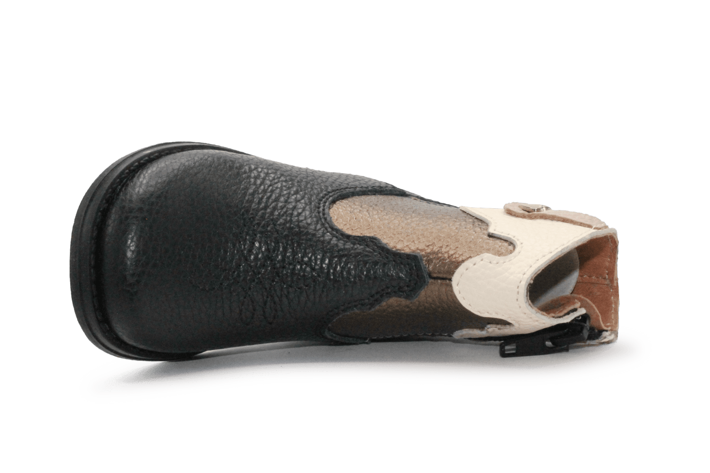 Develab Cowboyboots meisjes 47084 - Zwart Brons - hatshoe