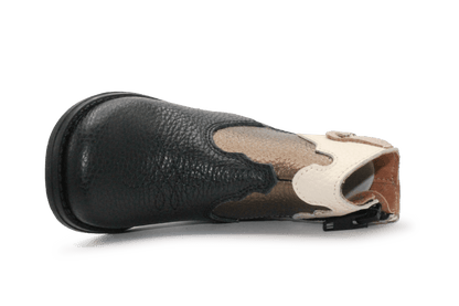 Develab Cowboyboots meisjes 47084 - Zwart Brons - hatshoe