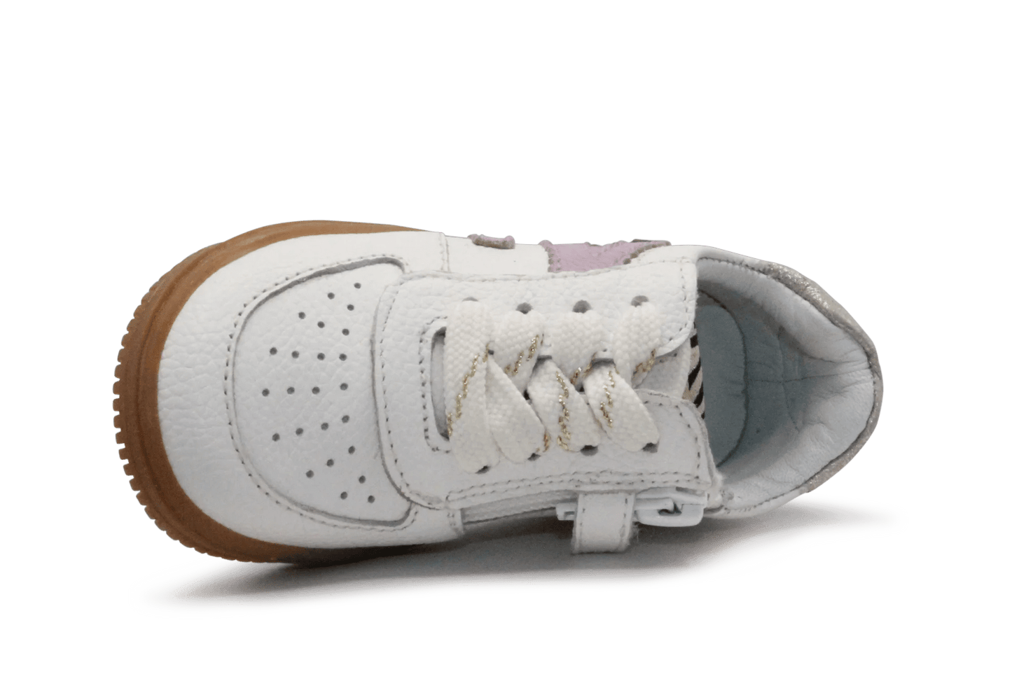 Develab Eerste Loopschoen 44430 - wit - hatshoe