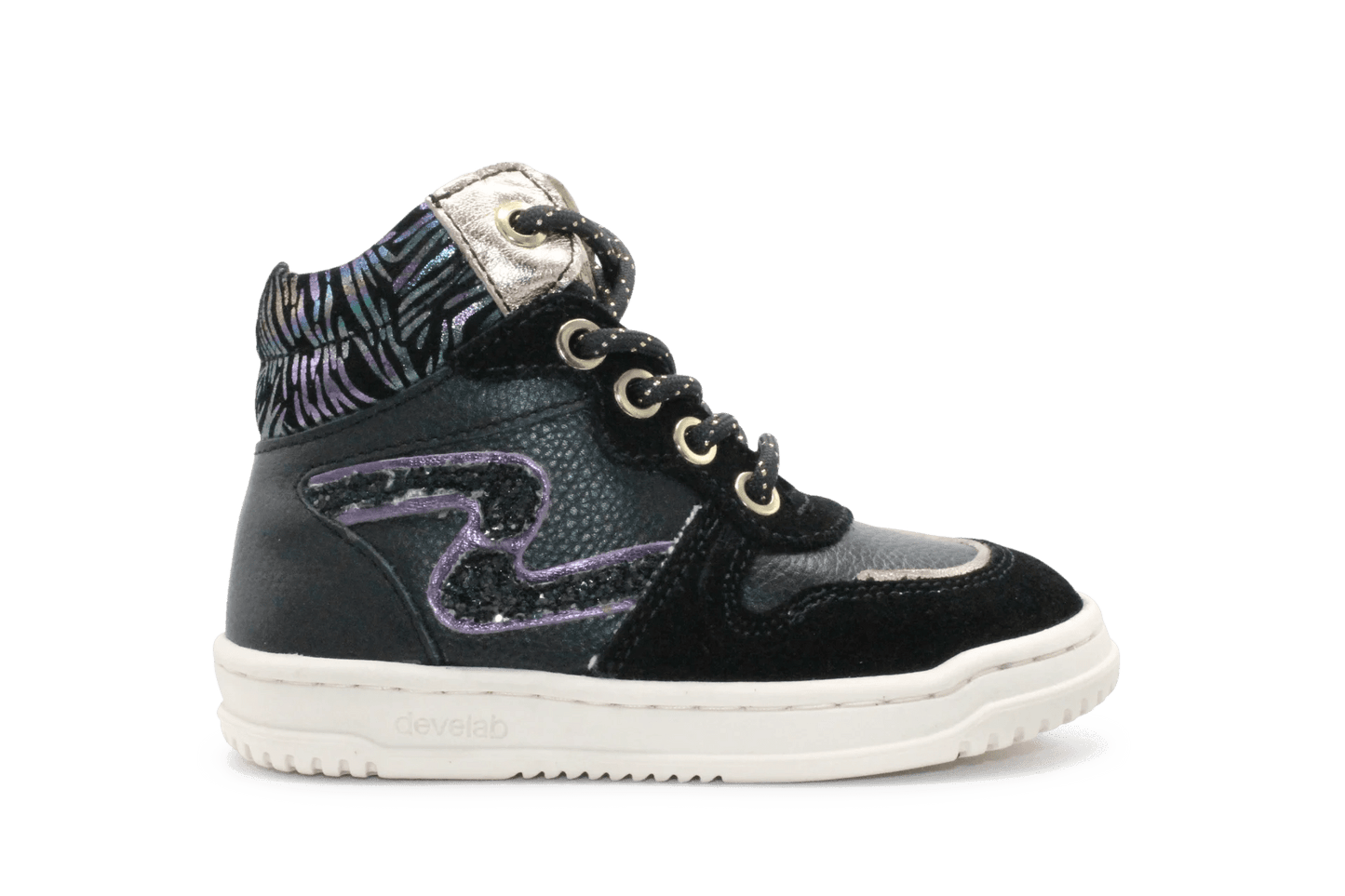 Develab Meisjes Sneaker 41926 - Zwart - hatshoe