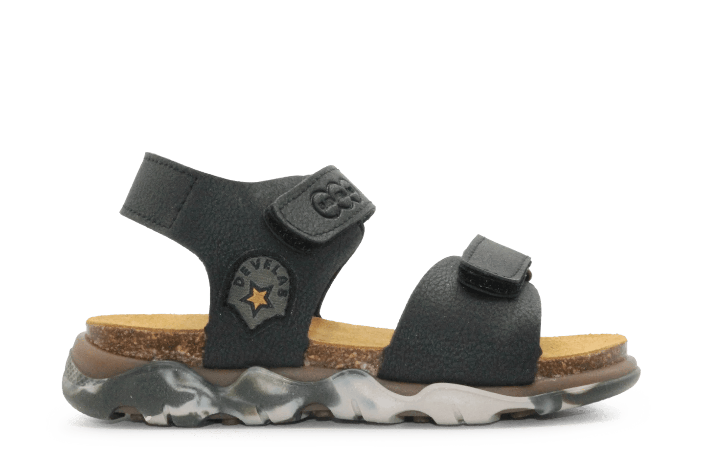 Develab Sandaal 48493 - Zwart - hatshoe