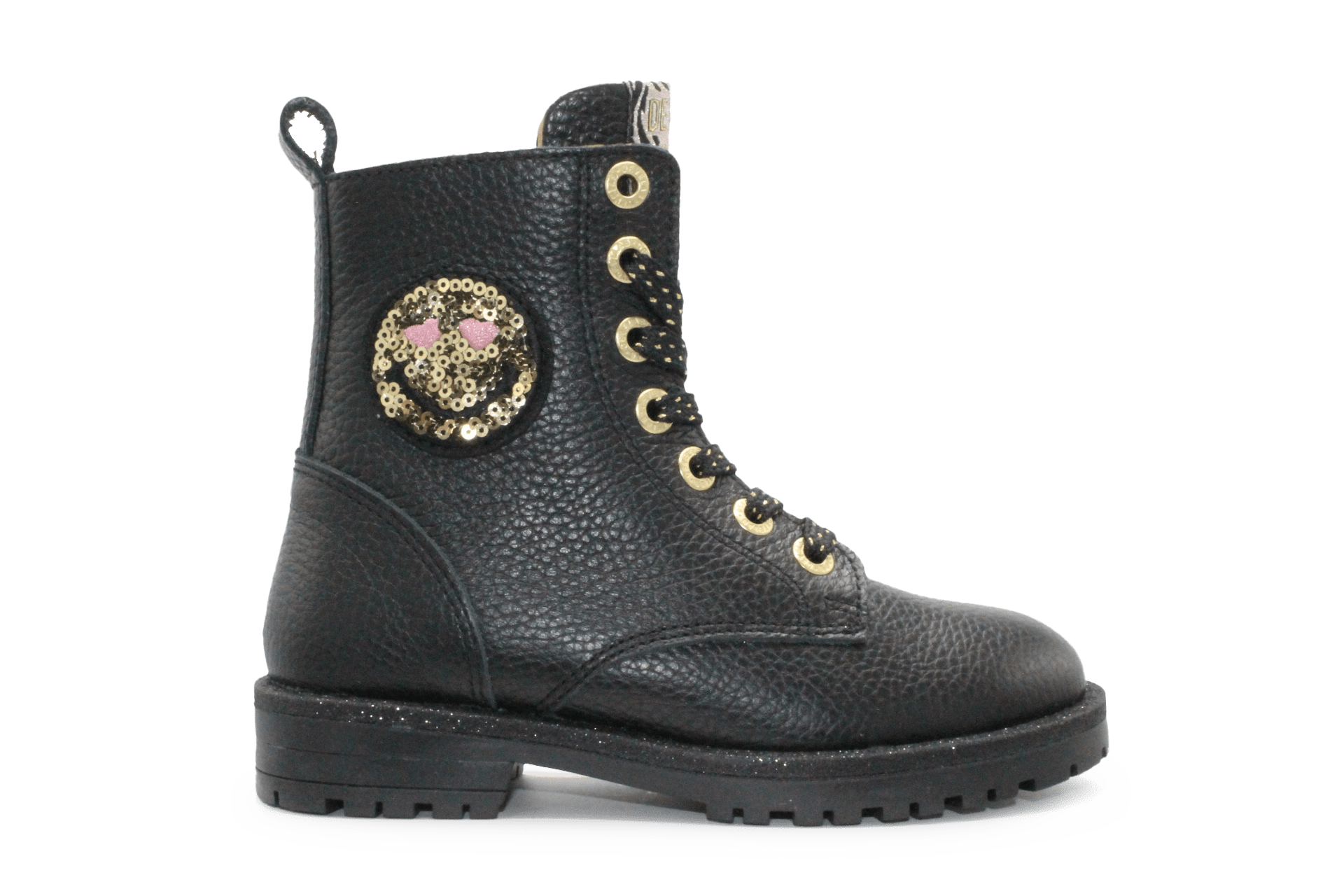 Develab Smily boots - Zwart - hatshoe