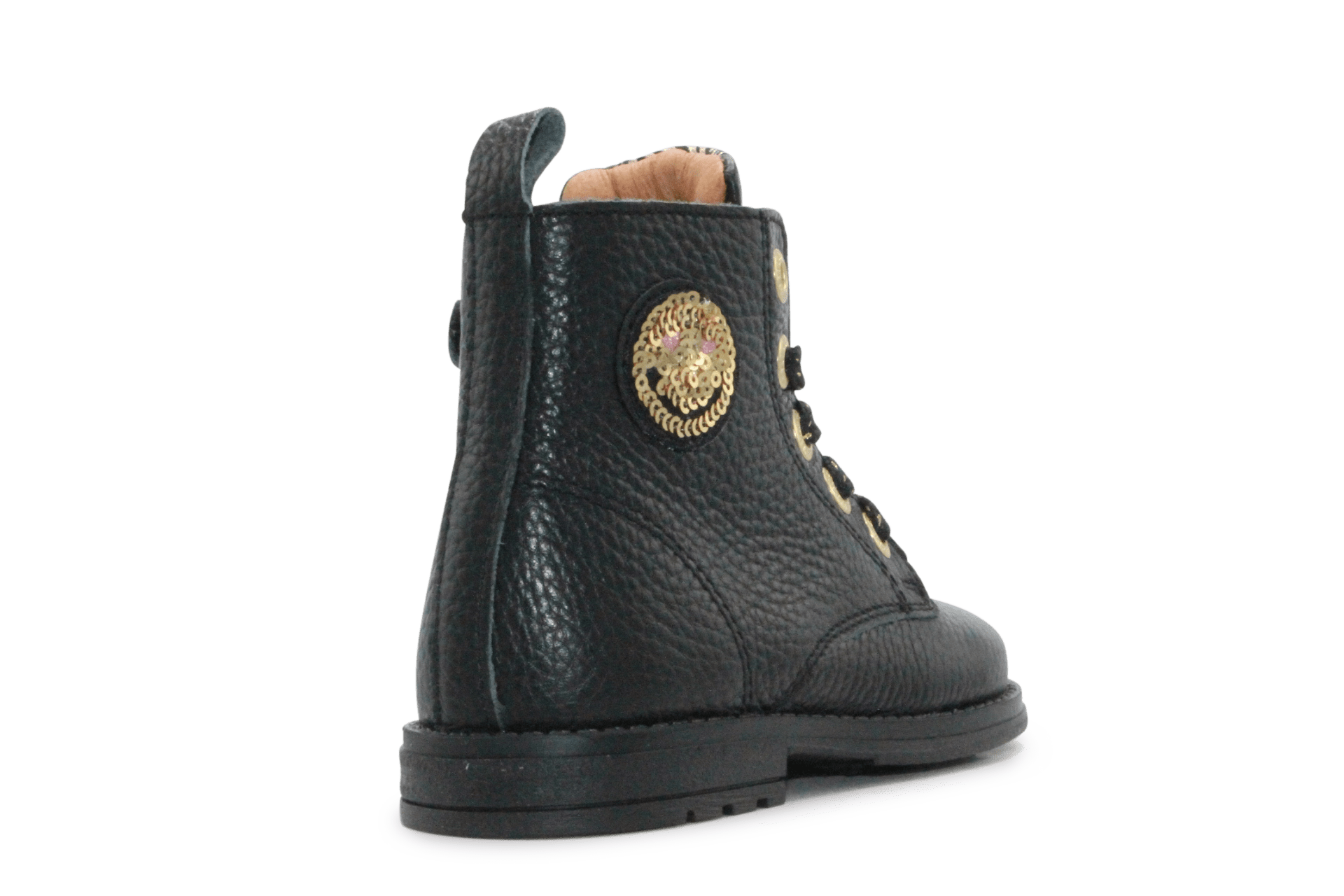 Develab Veter Boots Meisjes 47176 - Zwart