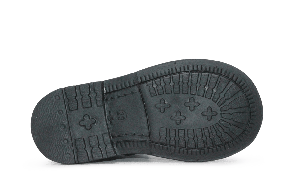 Develab Veter Boots Meisjes 47176 - Zwart - hatshoe
