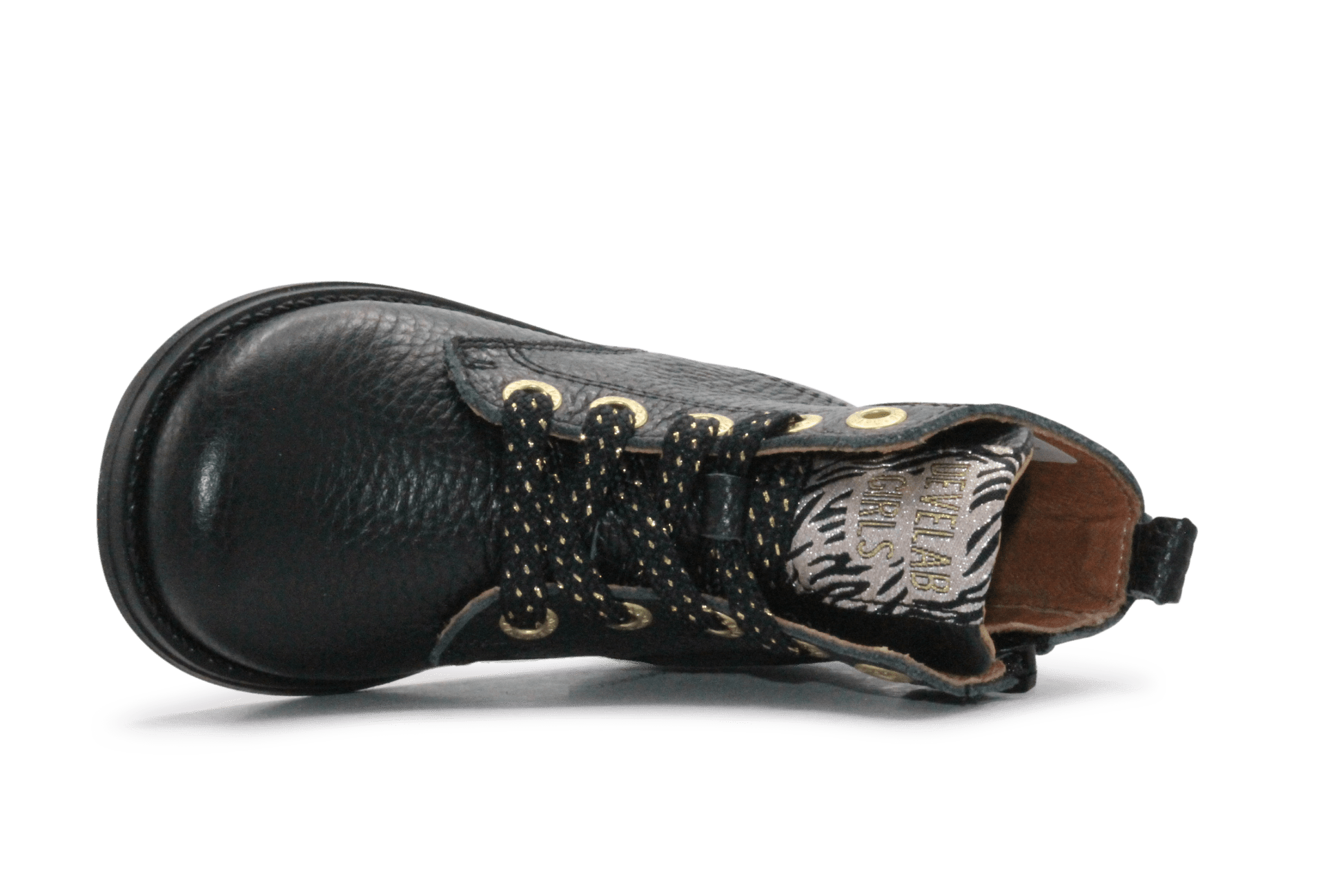 Develab Veter Boots Meisjes 47176 - Zwart