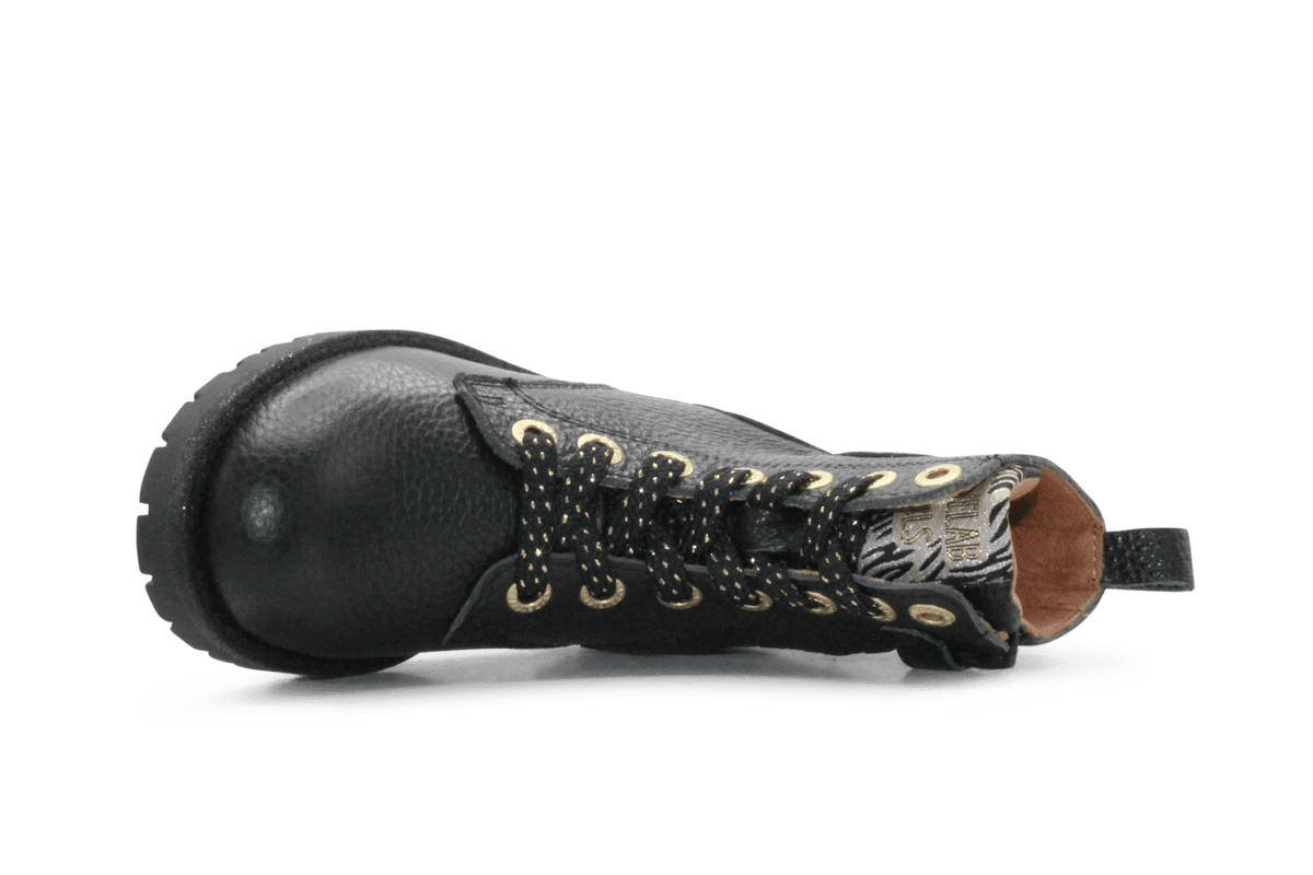Develab Veterboot Meisjes 47188 - Zwart - hatshoe