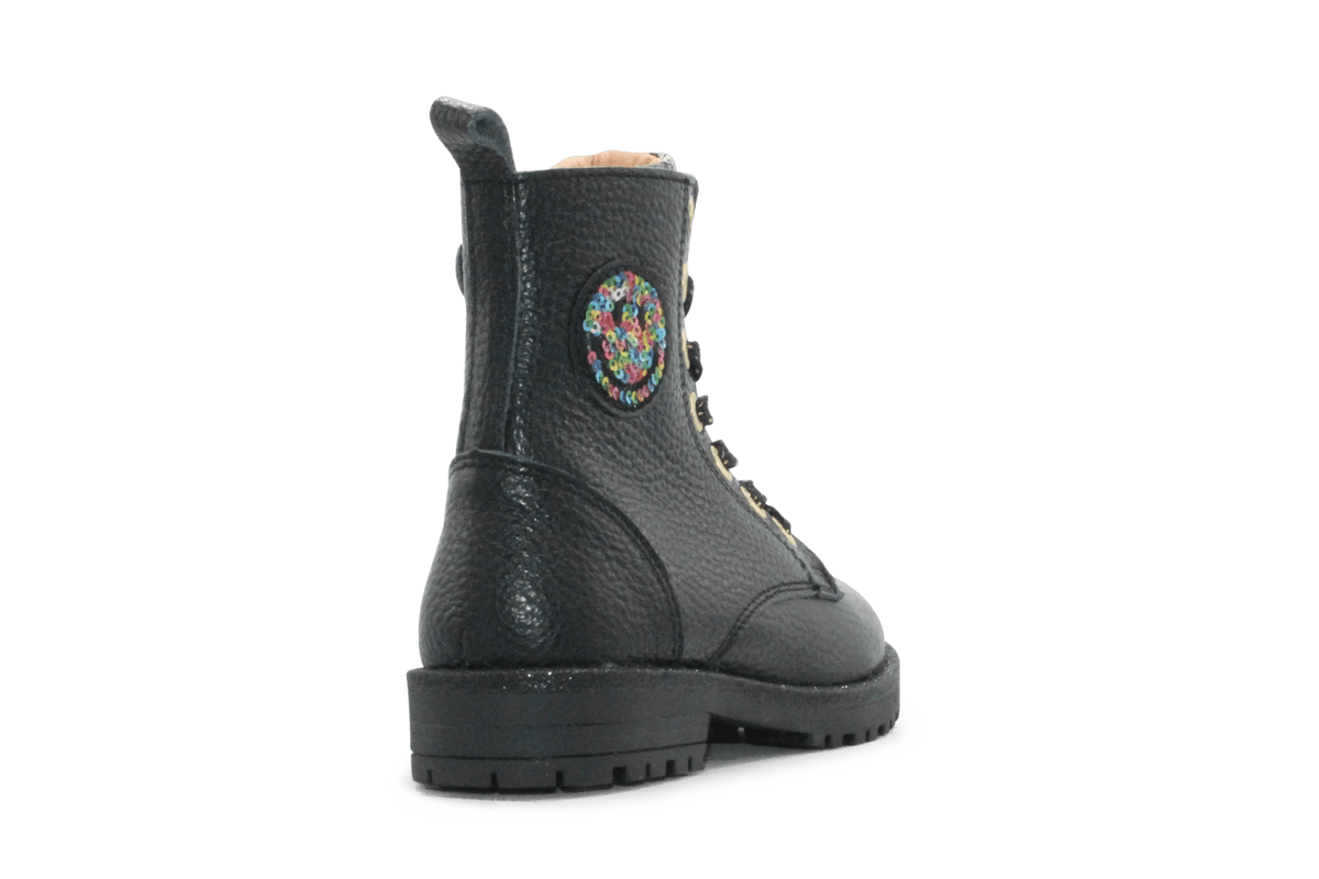 Develab Veterboot Meisjes 47188 - Zwart - hatshoe