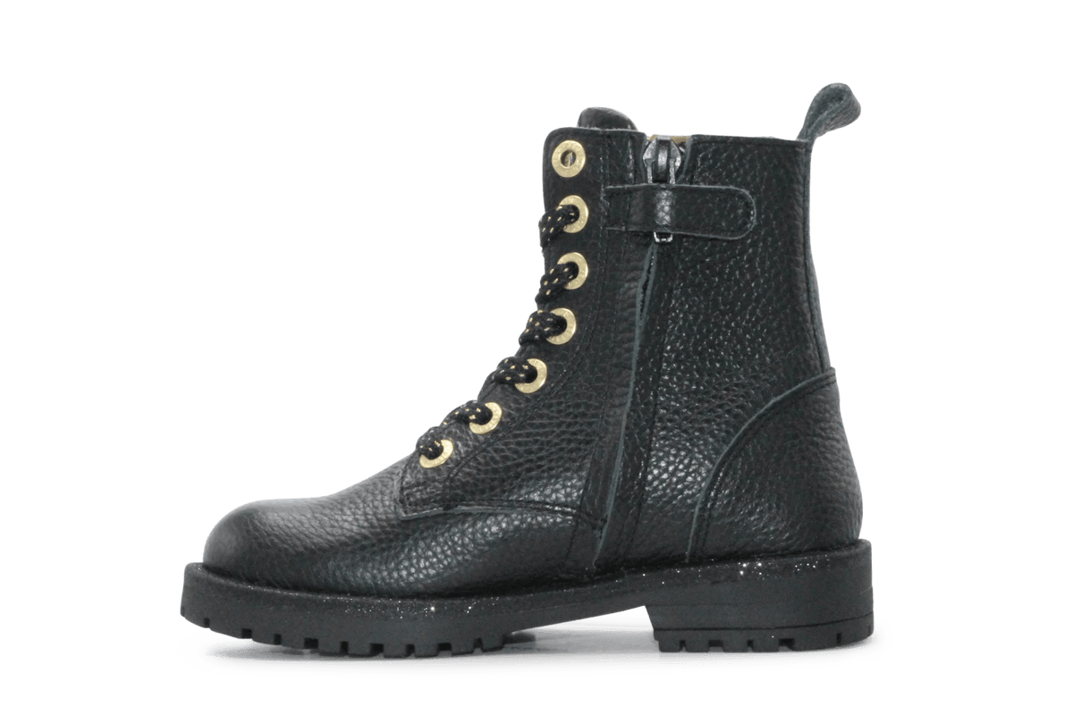 Develab Veterboot Meisjes 47188 - Zwart - hatshoe