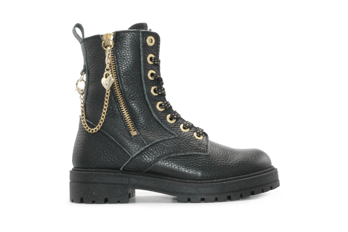 Develab Veterboot Meisjes 47190 - Zwart - hatshoe