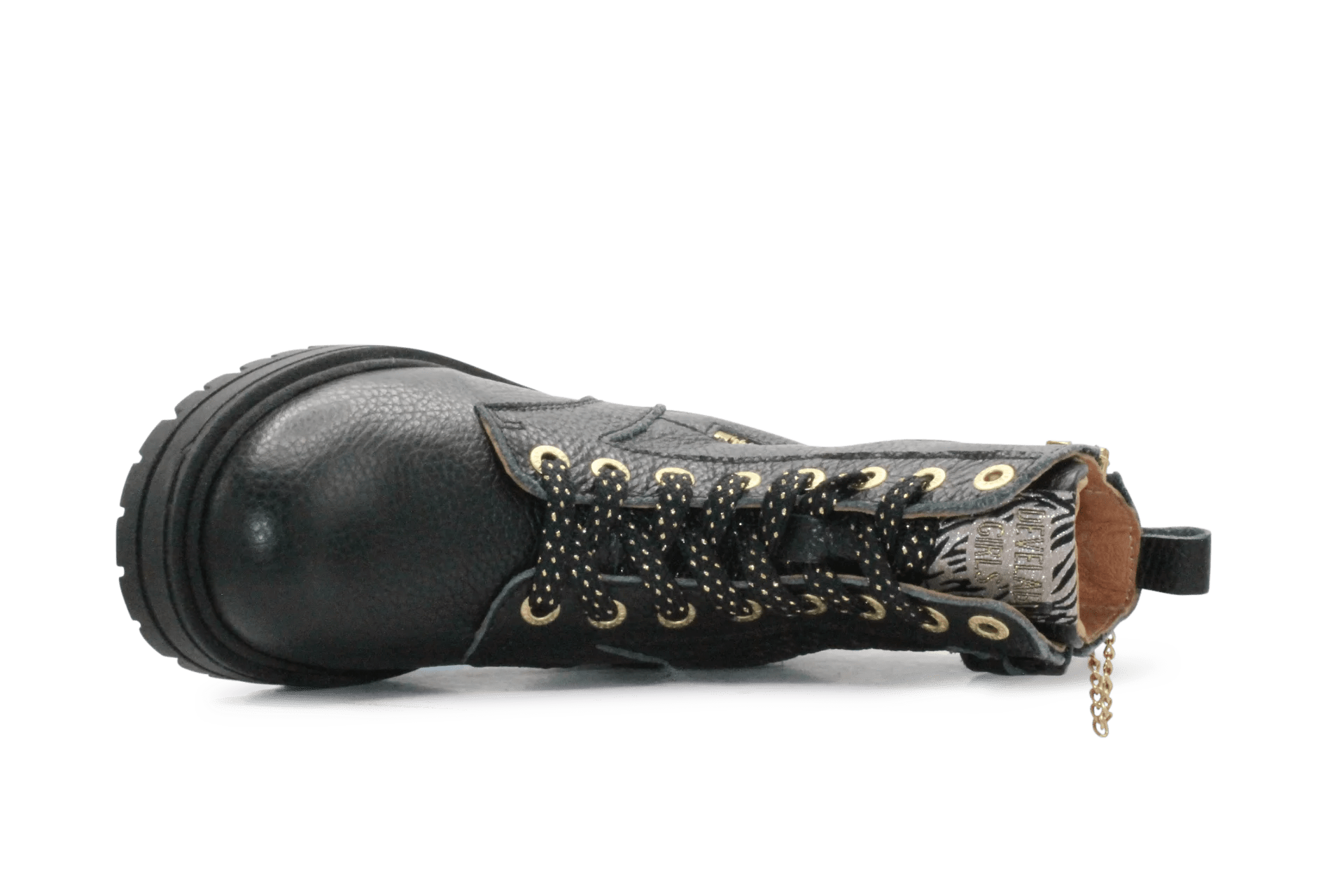 Develab Veterboot Meisjes 47190 - Zwart