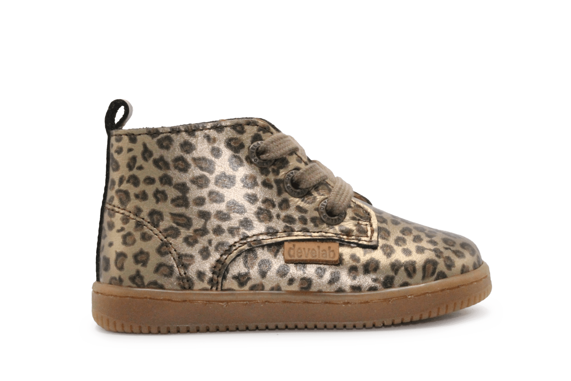 Develab Veterschoen Meisjes 46242 - Goud Panter - hatshoe
