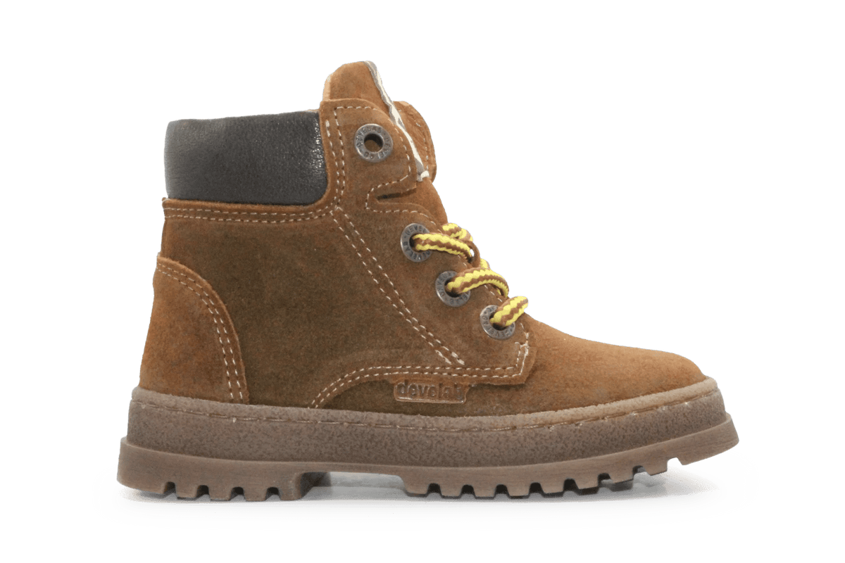 Develab Veterschoenen Jongens 47201 - Cognac - hatshoe