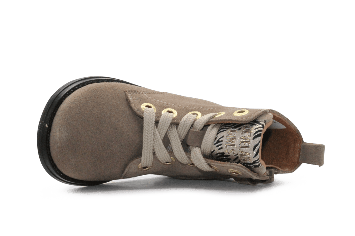 Develab Veterschoenen Meisjes 47176 - Taupe - hatshoe