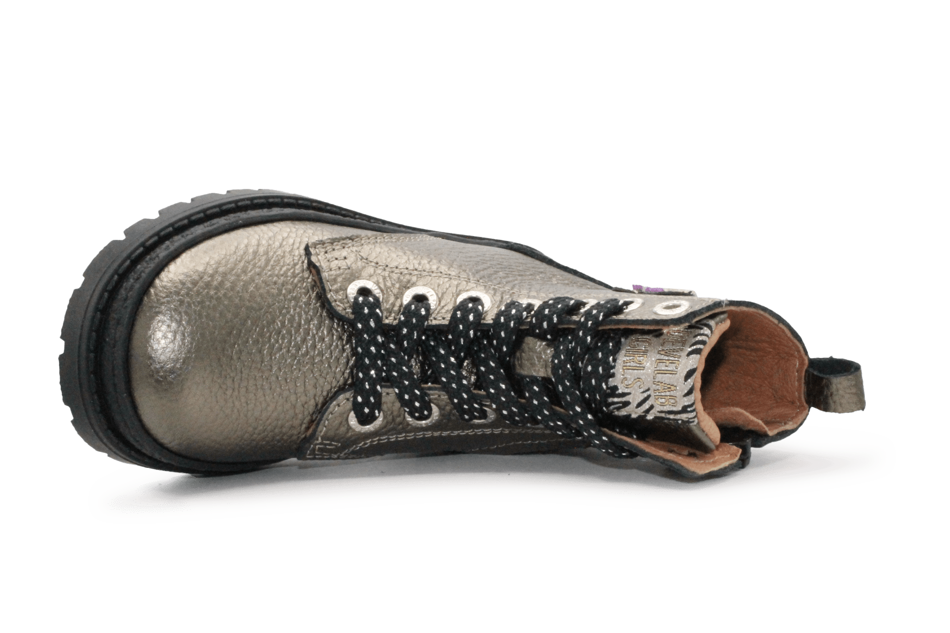 Develab Vlinder Boots Meisje - Antraciet metallic