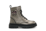 Develab Vlinder Boots Meisje - Antraciet metallic - hatshoe