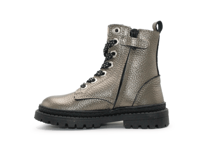 Develab Vlinder Boots Meisje - Antraciet metallic - hatshoe