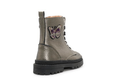 Develab Vlinder Boots Meisje - Antraciet metallic - hatshoe