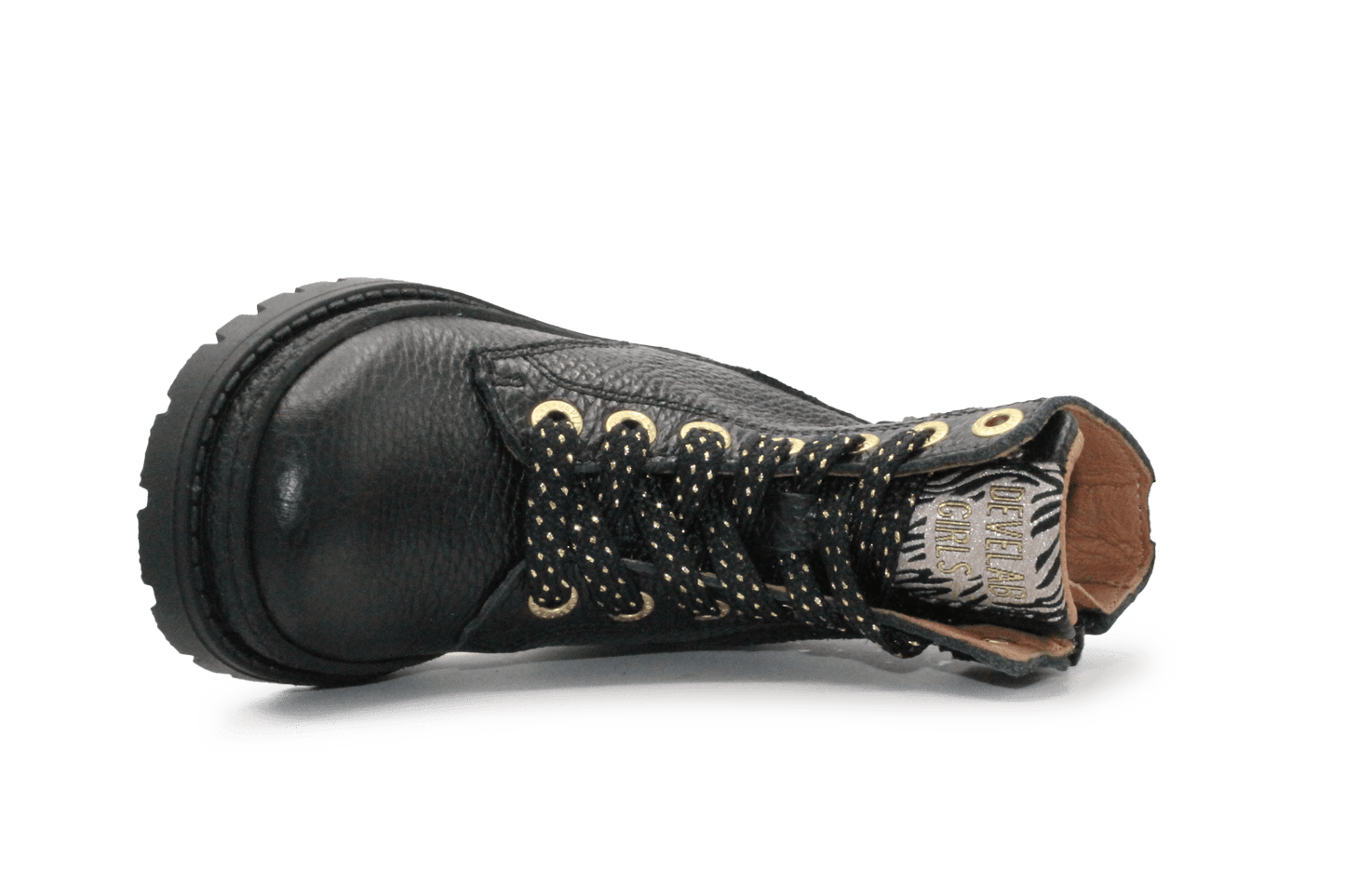 Develab Vlinder Boots Meisje - Zwart - hatshoe