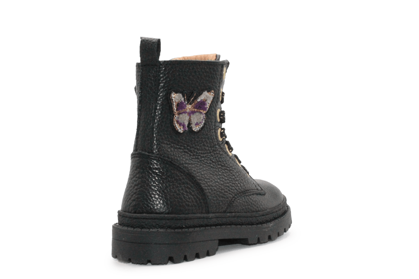 Develab Vlinder Boots Meisje - Zwart - hatshoe