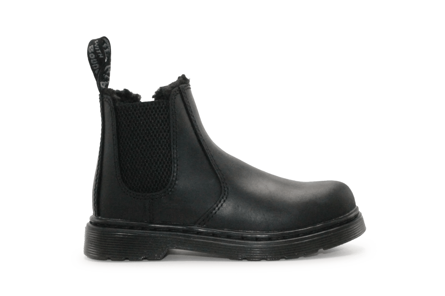 Dr. Martens Leonore Mono leren enkelboots - Zwart - hatshoe