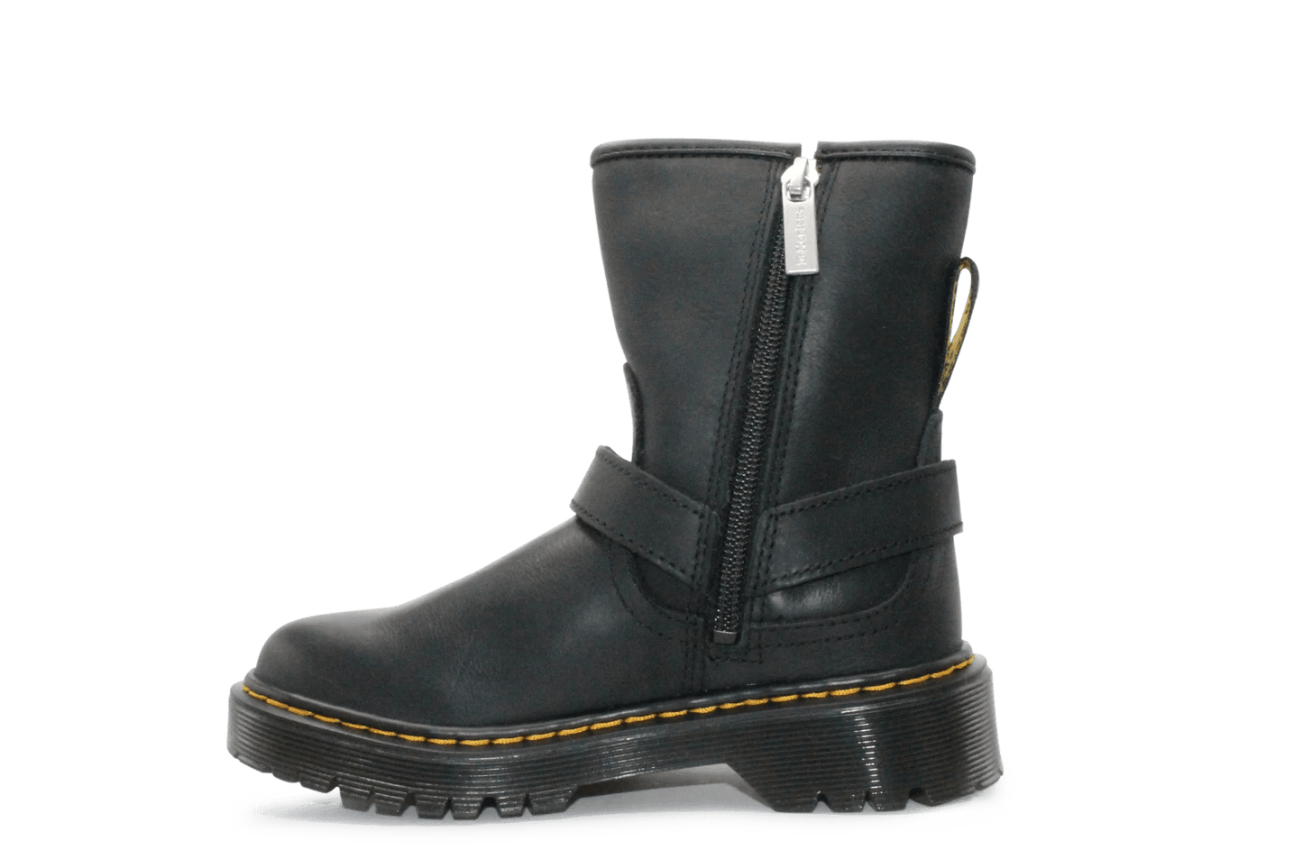 Dr. Martens Meisjes Biker Boots Genaya - Zwart - hatshoe