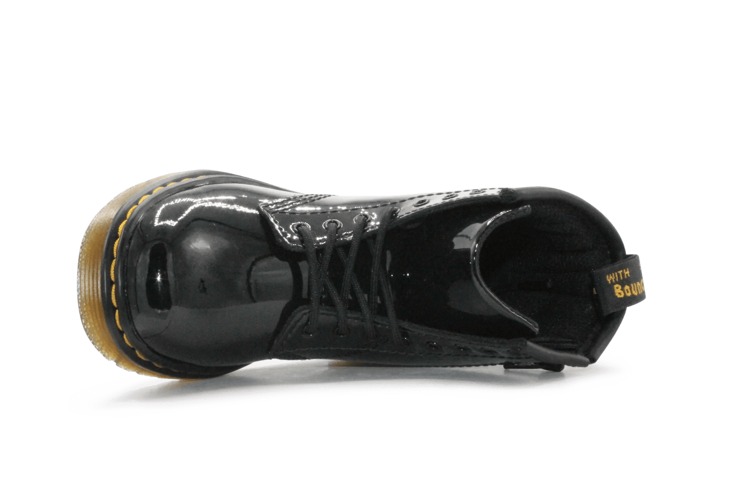 Dr. Martens Meisjes Boots 1460 - Black Patent Lamper - hatshoe