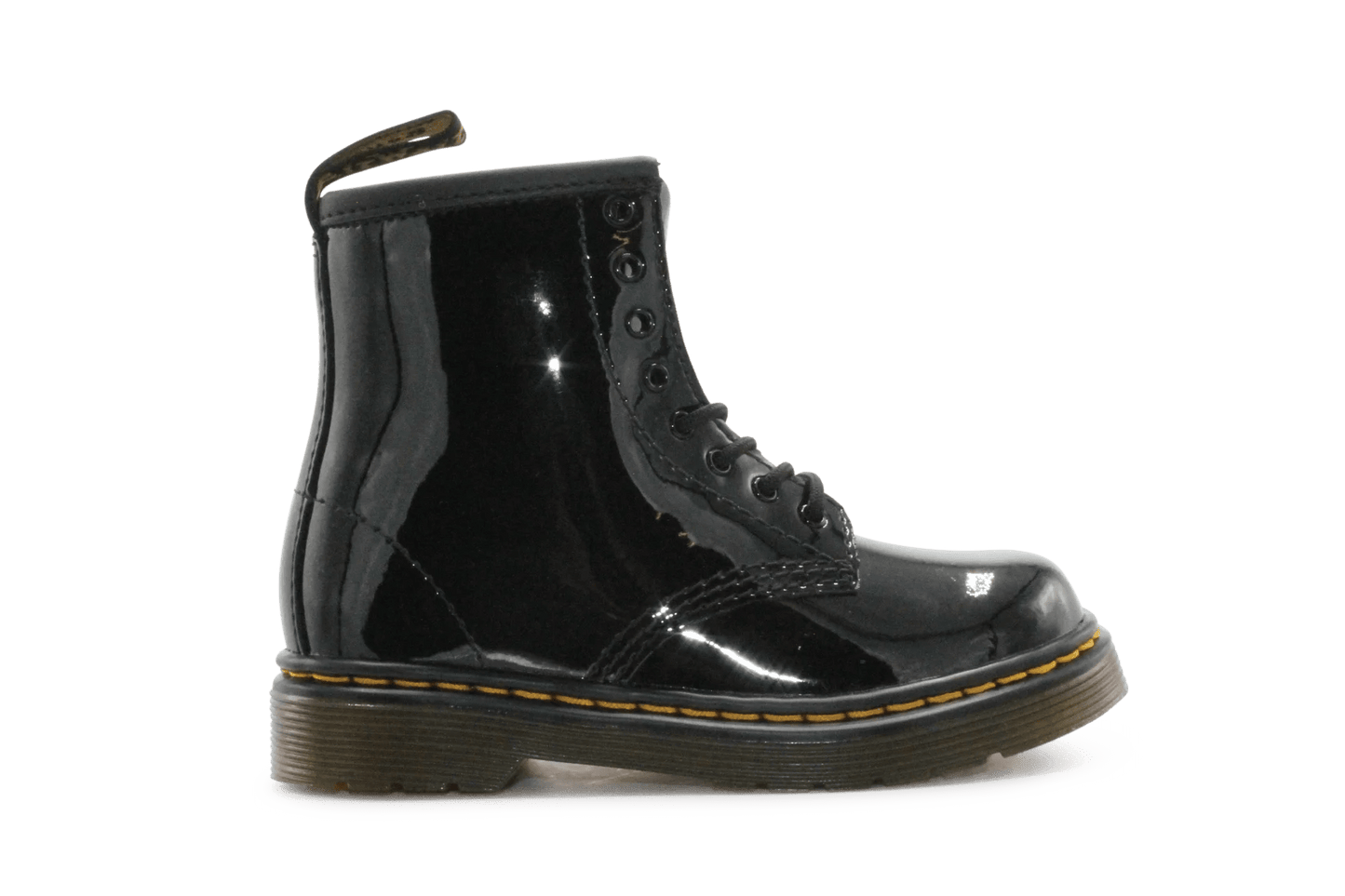Dr. Martens Meisjes Boots 1460 - Black Patent Lamper - hatshoe