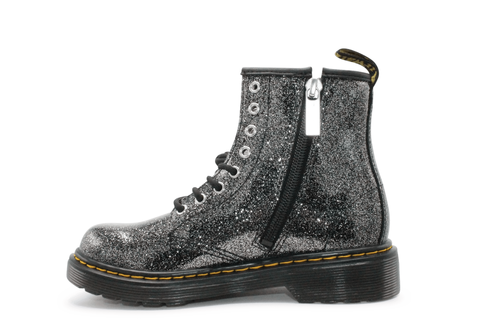 Dr. Martens Meisjes Boots 1460 - Black Silver