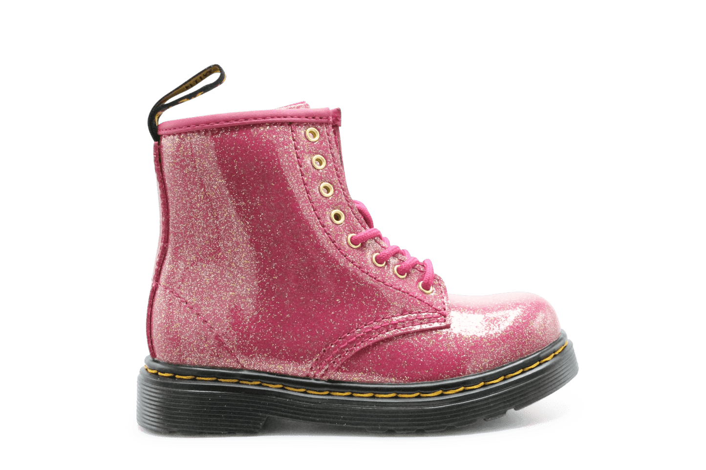 Dr. Martens Meisjes Boots 1460 - Fuchsia Silver Gold - hatshoe