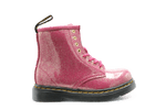 Dr. Martens Meisjes Boots 1460 - Fuchsia Silver Gold - hatshoe