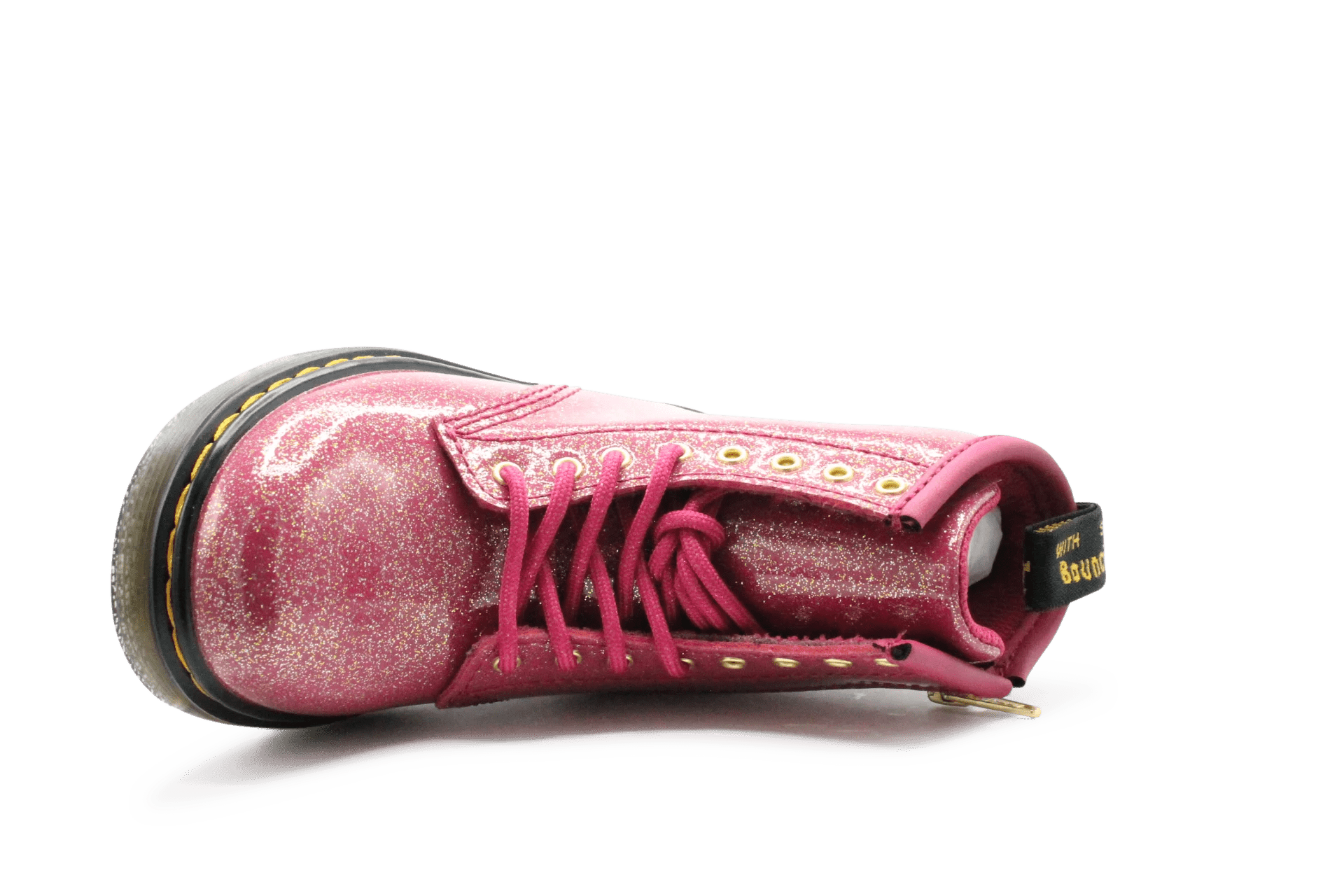 Dr. Martens Meisjes Boots 1460 - Fuchsia Silver Gold