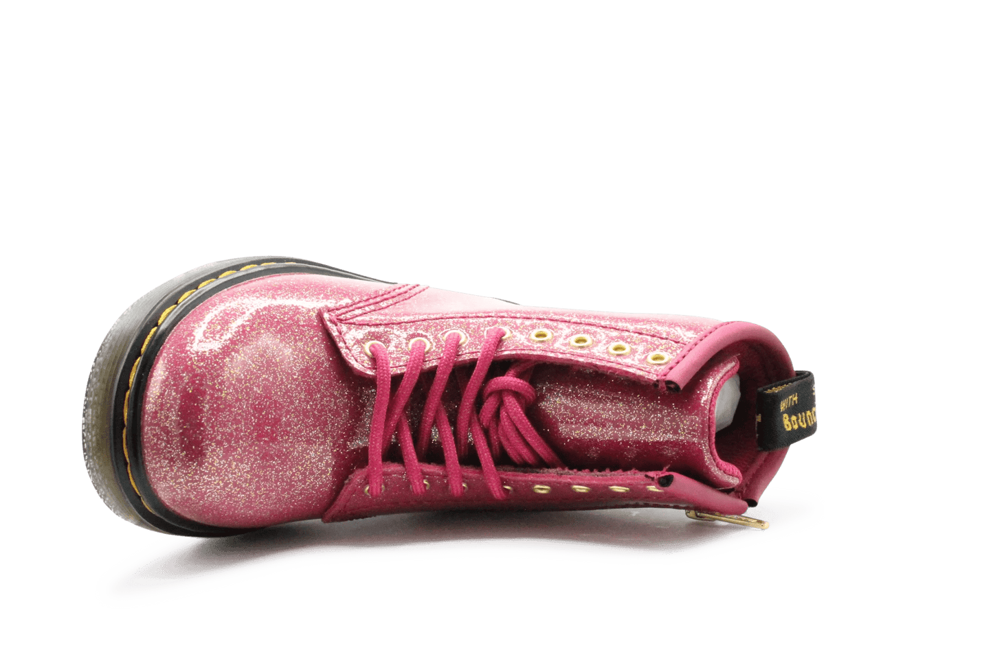 Dr. Martens Meisjes Boots 1460 - Fuchsia Silver Gold - hatshoe
