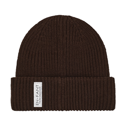 En Fant Beanie w. Lining - Coffee Bean - hatshoe