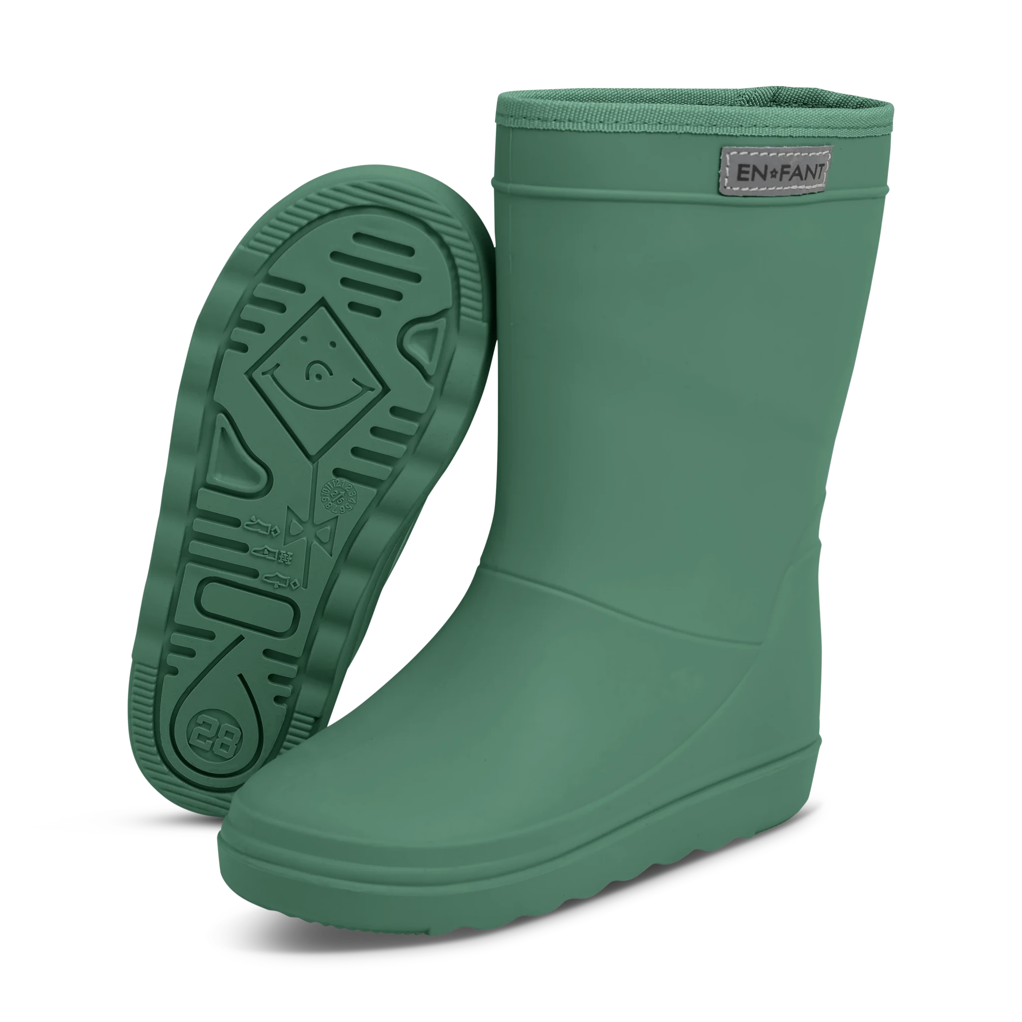 En Fant Regenlaarzen Solid  - Green
