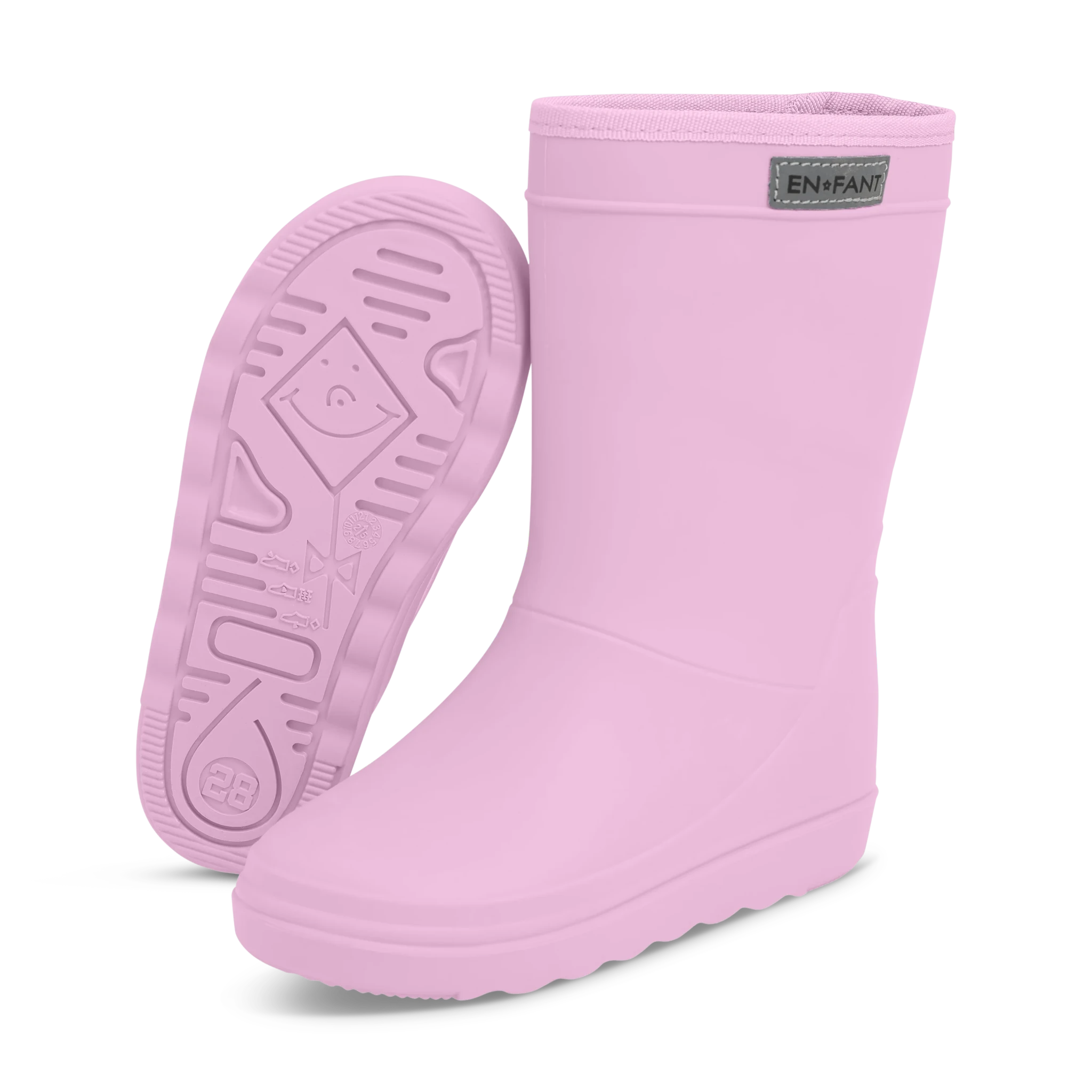 En Fant Regenlaarzen Solid  - Roze