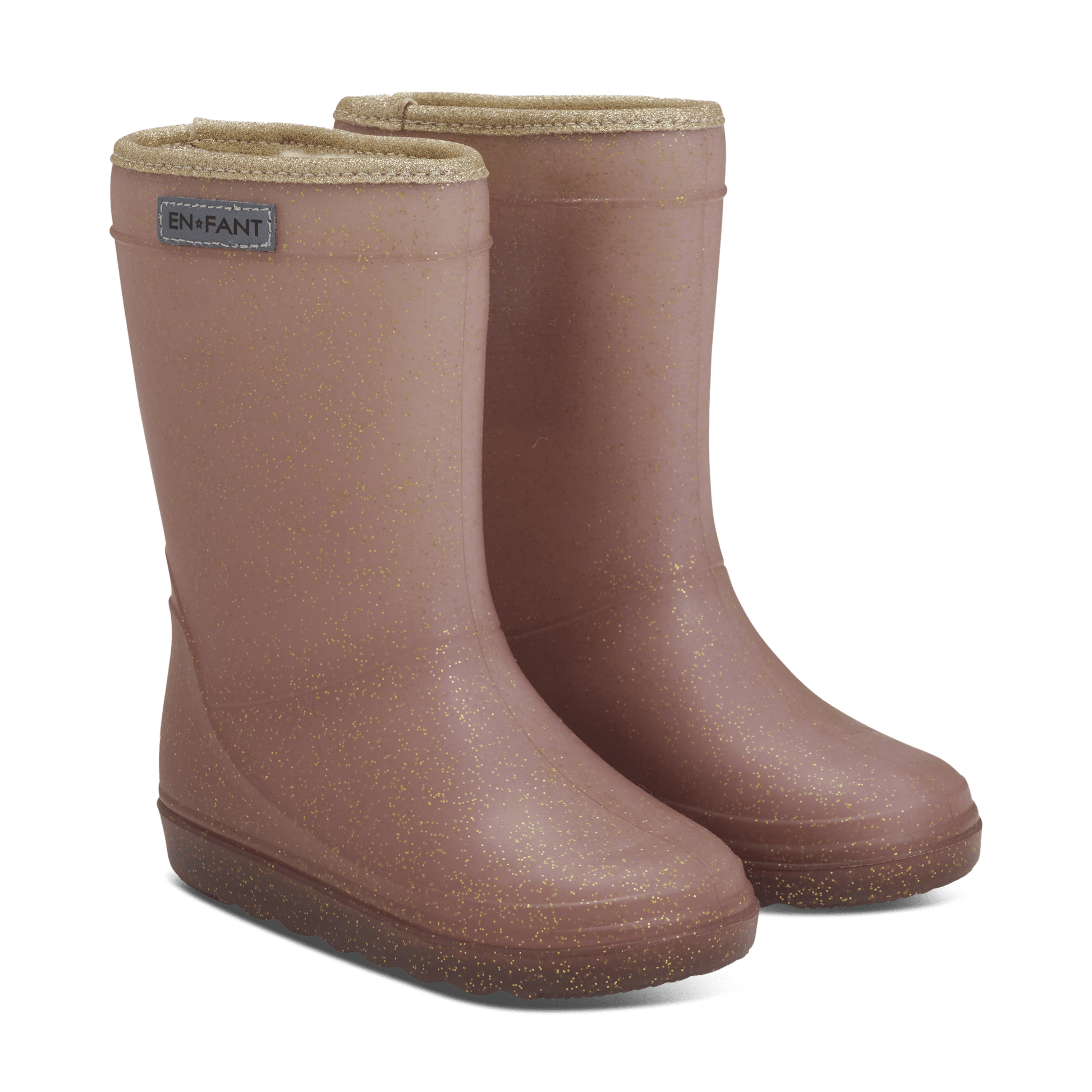 En Fant Thermo Boots Glitter - Rose Taupe - hatshoe