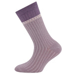 Ewers Sokken Rib/Glitter dusty mauve - hatshoe