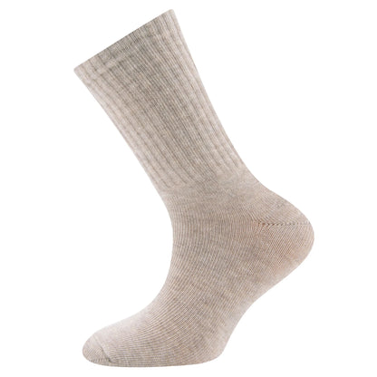 Ewers Tennissokken 2-pack nougat/beige mêlee - hatshoe