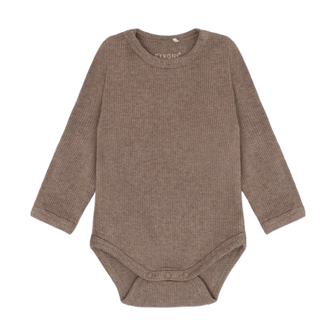 Fixoni Body LS Melange Rib - Mountain Trial Melange
