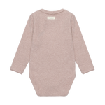 Fixoni Body LS Melange Rib - Pale Mauve Melange - hatshoe