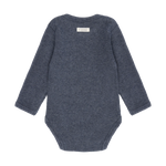 Fixoni Body LS Melange Rib - Vintage Indigo Melange - hatshoe