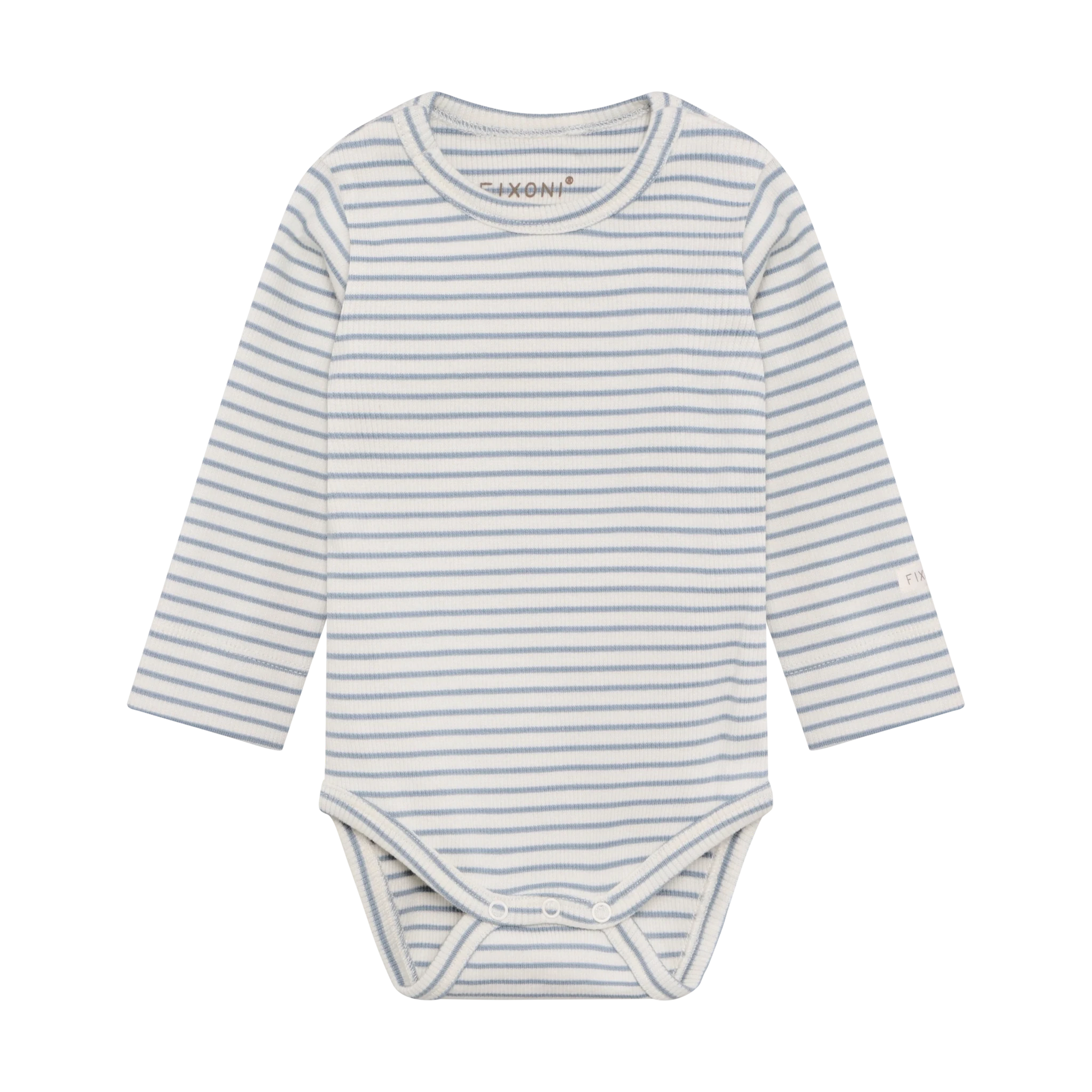 Fixoni Body LS Rib - Dusty Blue - hatshoe