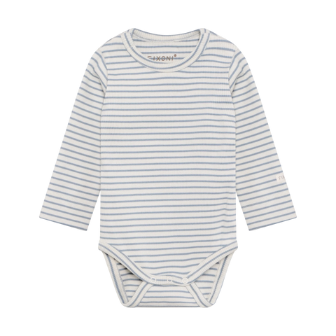 Fixoni Body LS Rib - Dusty Blue