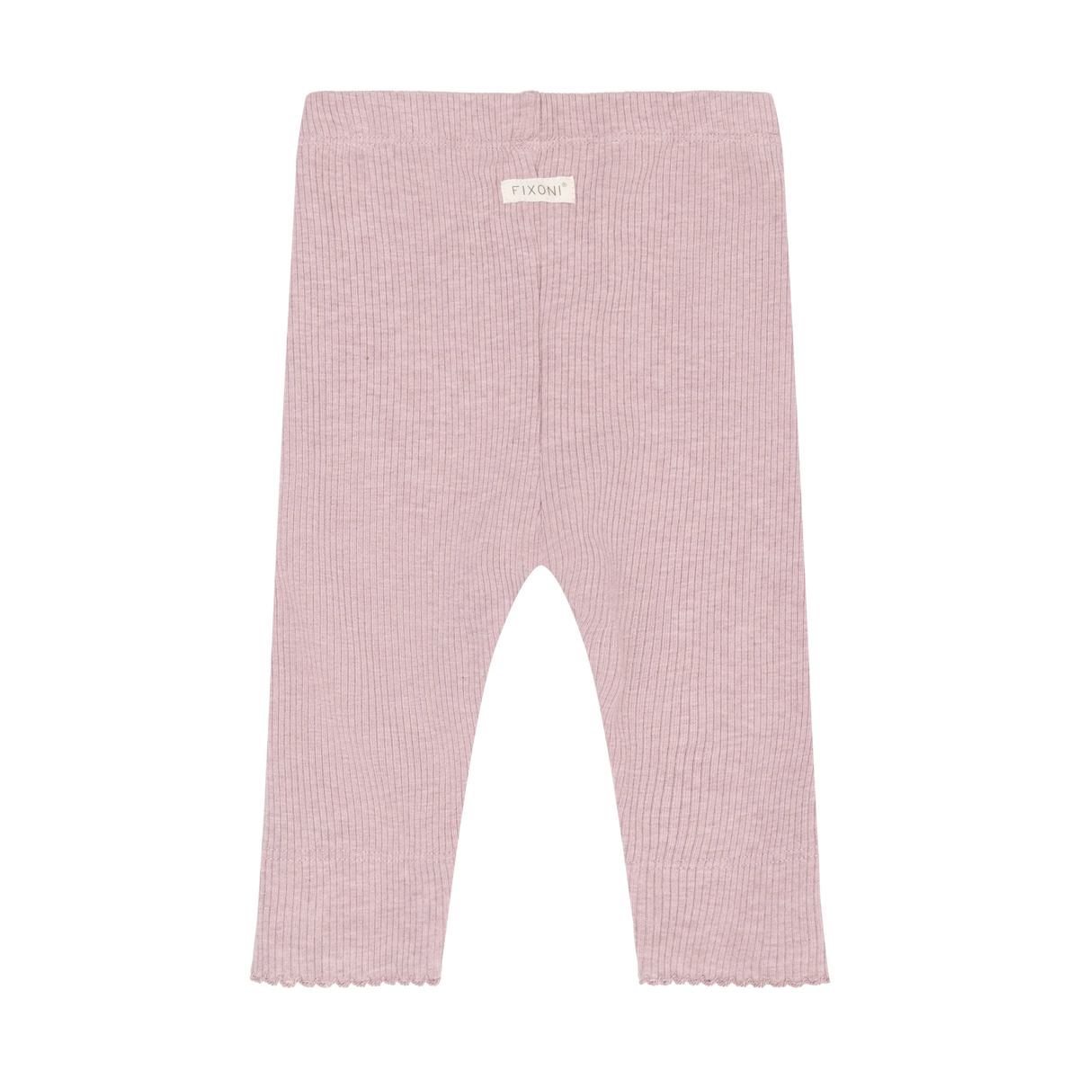 Fixoni Leggings Melange Rib - Pale Mauve Melange - hatshoe