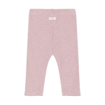 Fixoni Leggings Melange Rib - Pale Mauve Melange - hatshoe