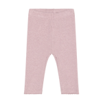 Fixoni Leggings Melange Rib - Pale Mauve Melange - hatshoe