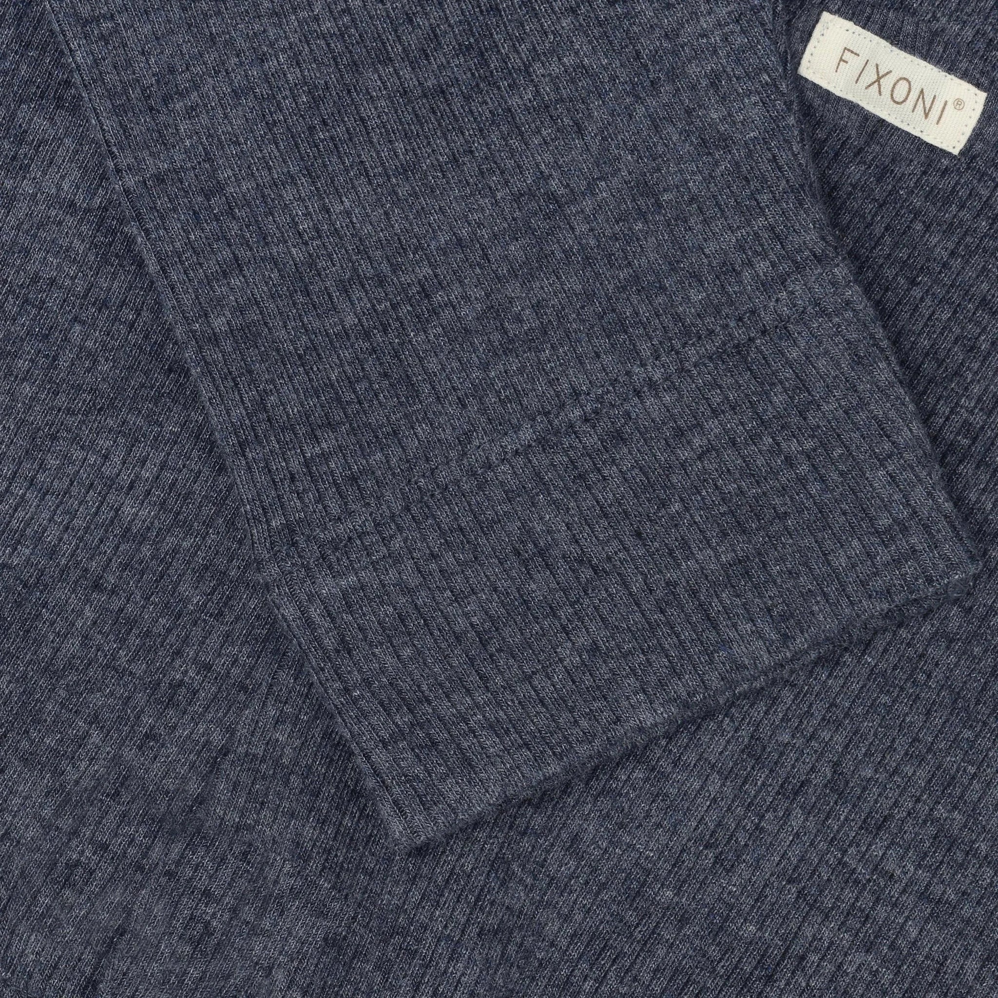 Fixoni Leggings Melange Rib - Vintage Indigo Melange