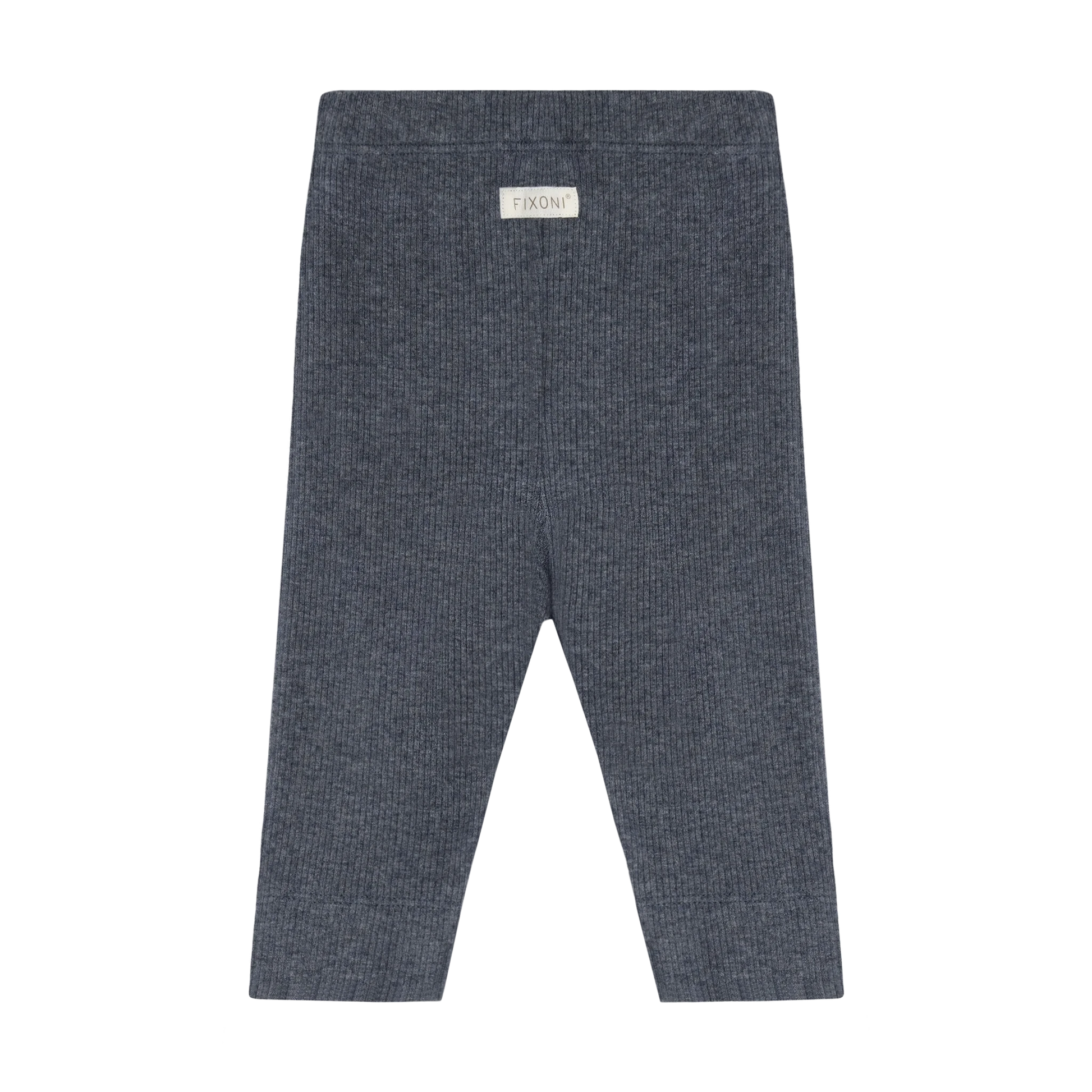 Fixoni Leggings Melange Rib - Vintage Indigo Melange - hatshoe