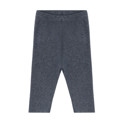 Fixoni Leggings Melange Rib - Vintage Indigo Melange - hatshoe
